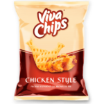 Chips pui Viva Chips, snack crocant cu aromă de pui